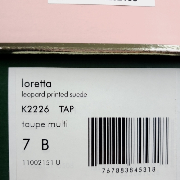 kate spade new york Loretta Leopard-Print Suede Mules new in box sz7 - Picture 9 of 10